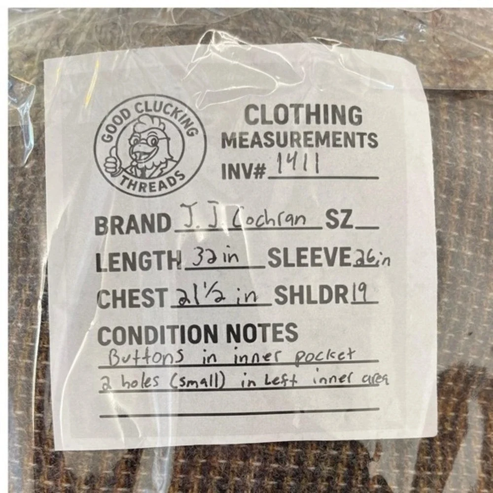 JJ Cochran details vintage